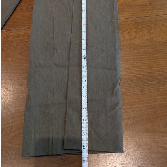 NWT Mango MNG Selection Orchid Seamless Linen Blend Straight Leg Pants, size 4 - Picture 9 of 11